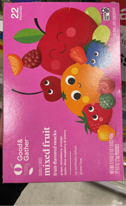 Good & Gather Mixed Fruit Fruit-Flavored Snacks