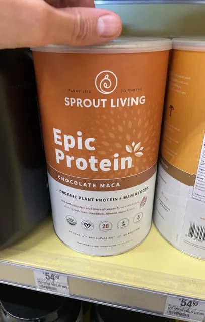 Sprout Living Epic Protein Chocolate Maca