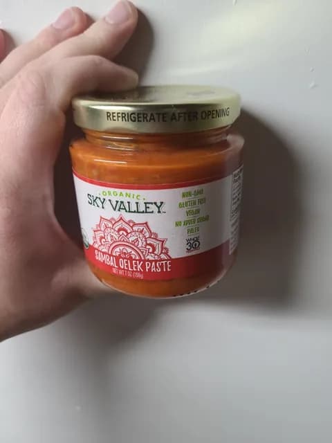 Sky Valley Organic Sambal Oelek Paste