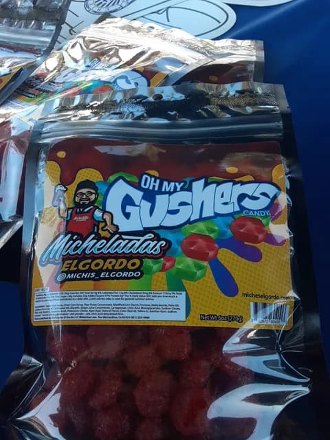 Micheladas Elgordo Oh My Gushers Candy