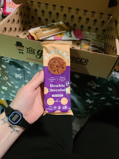Partake Double Chocolate Soft Baked Cookies