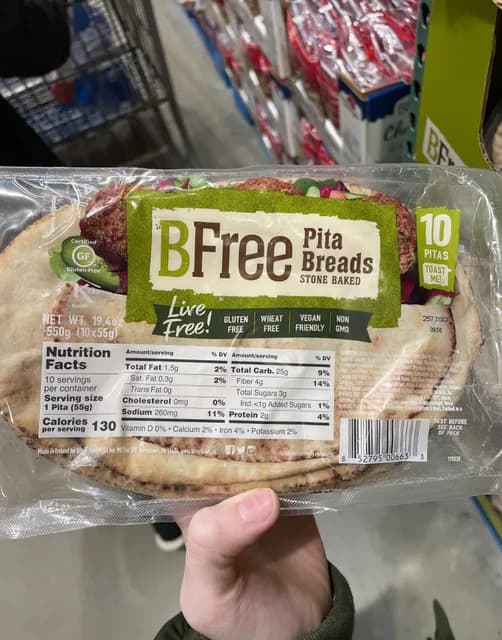 Is it Lupin Free? Bfree Stone Baked Pita Breads