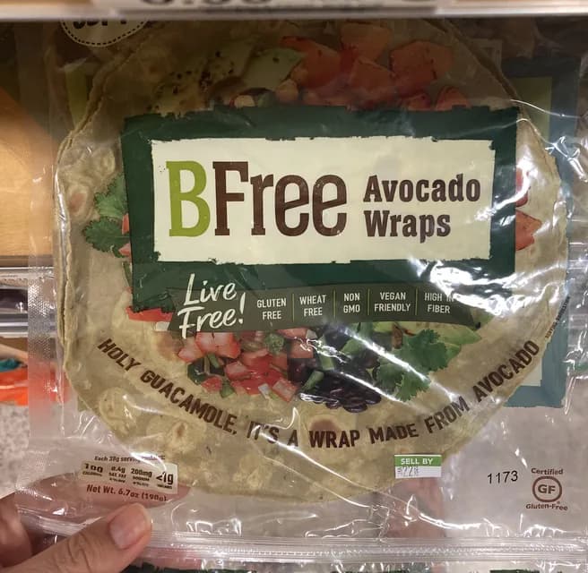 Bfree Avocado Wraps Super Soft