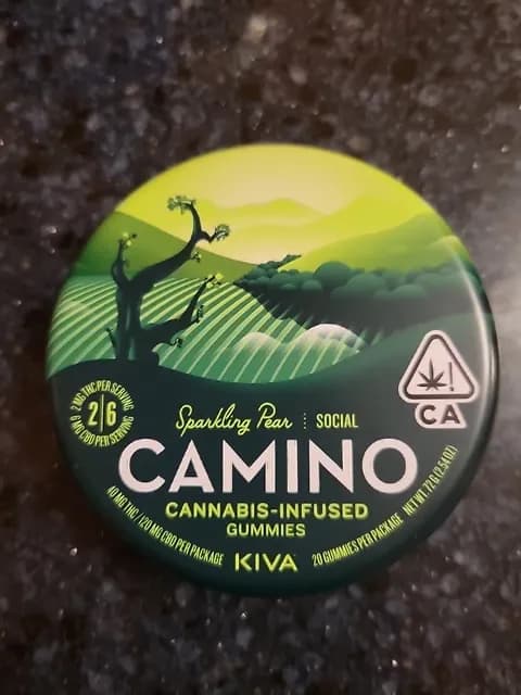 Camino Sparkling Pear Cannabis-Infused Gummies