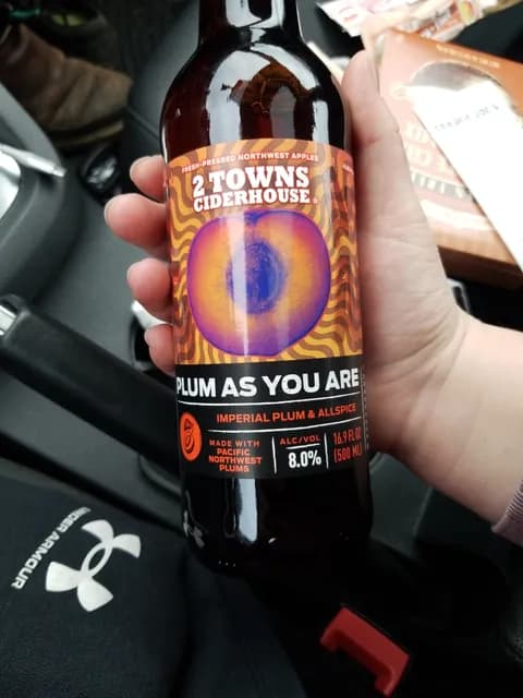 2 Towns Ciderhouse Plum As You Are Imperial Plum & Allspice