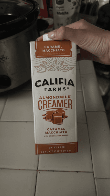 Califia Farms Almond Milk Coffee Creamer, Caramel Macchiato