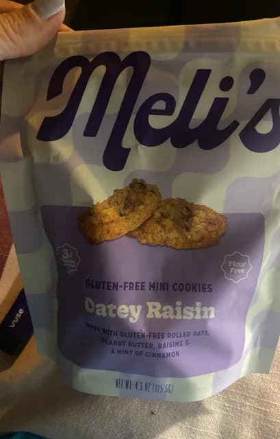 Meli'S Oatey Raisin Gluten-Free Cookies