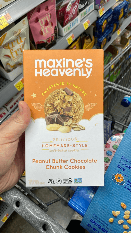 Maxines Cookie Gluten Free Peanut Butter Chocolate