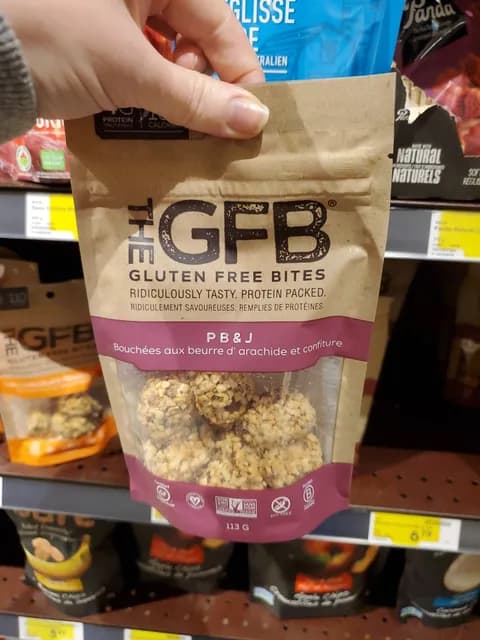 The Gluten Free Peanut Butter & Jelly (P B + J) Bites