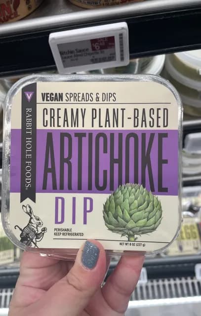 Rabbit Hole Foods Creamy Plant-Based Artichoke Dip