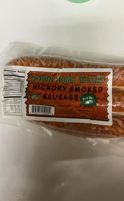 Down Home Brand Hickory Smoked Sausage