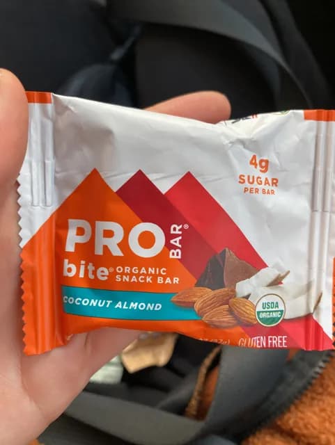 Pro Bar Bite Coconut Almond Organic Snack Bar