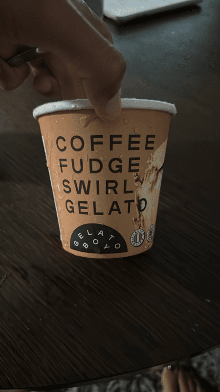Gelato Boy Coffee Fudge Swirl Dairy Free Gelato