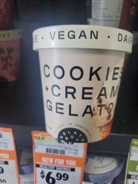 Gelato Boy Cookies + Cream Gelato