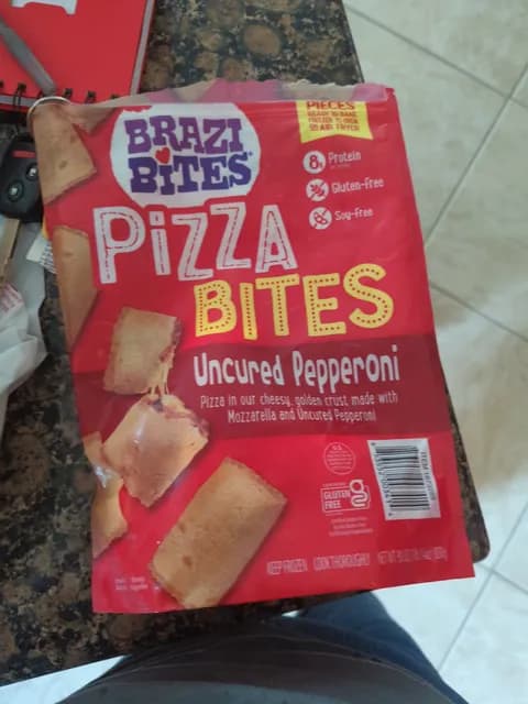 Brazi Bites Uncured Pepperoni Pizza Bites