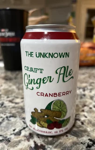 The Unknown Craft Cranberry Ginger Ale