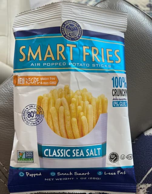 Gourmet Basics Smart Fries Classic Sea Salt Air Popped Potato
