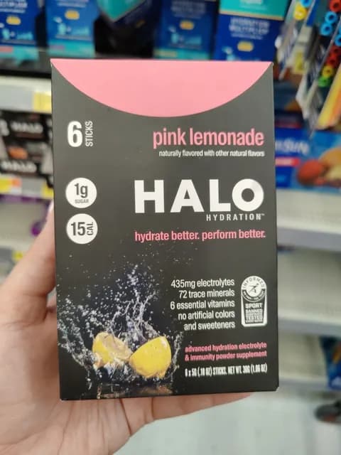 Halo Hydration Pink Lemonade