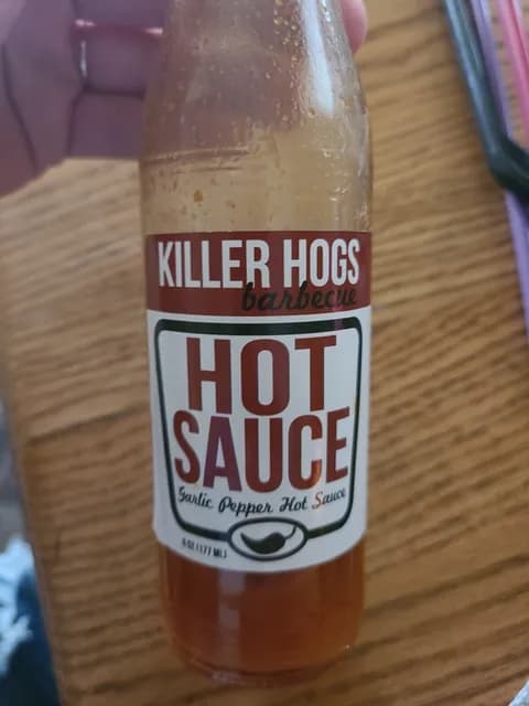 Killer Hogs Barbecue Garlic Pepper Hot Sauce