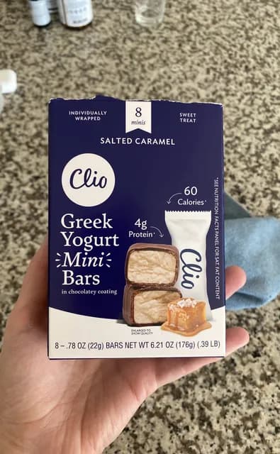 Clio Salted Caramel Greek Yogurt Mini Bar