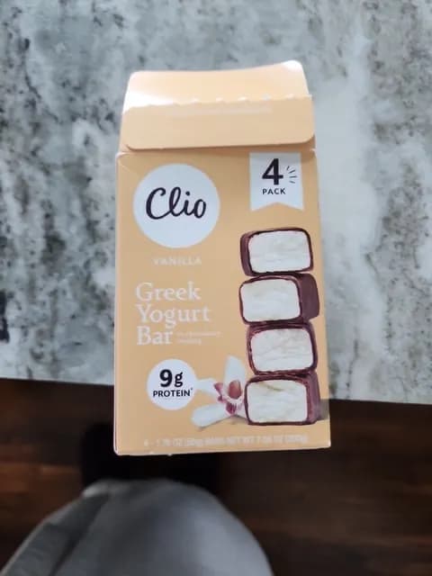 Clio Vanilla Greek Yogurt Bar