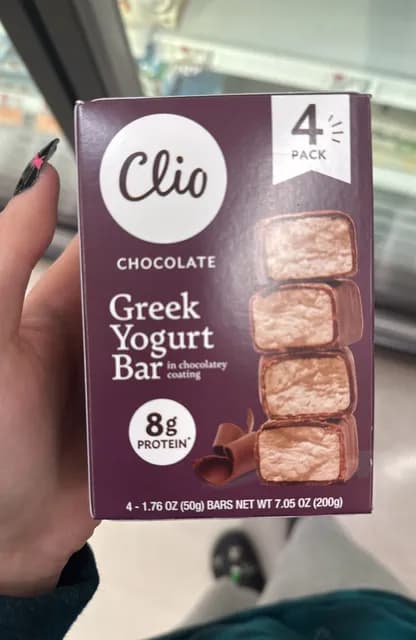 Clio Chocolate Greek Yogurt Bar