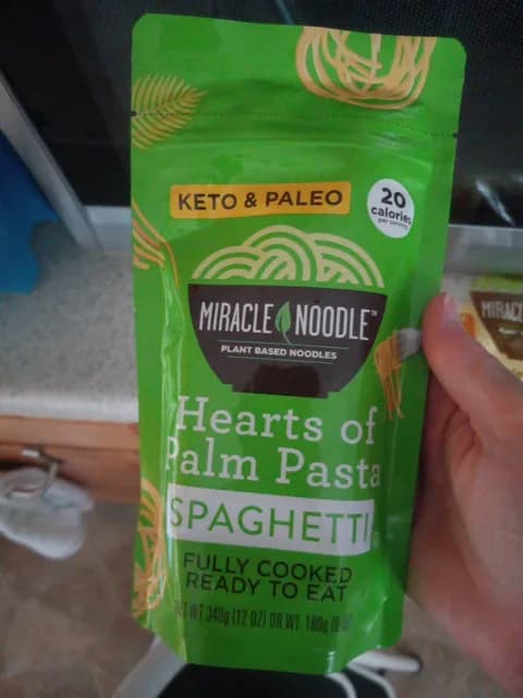 Miracle Noodle Hearts Of Palm Pasta Ready To Eat Spaghetti