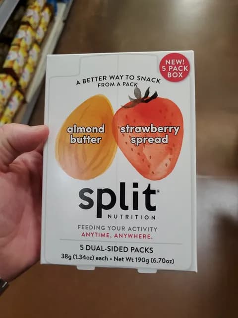 Split Nutrition Almond Butter Strawberry Spread