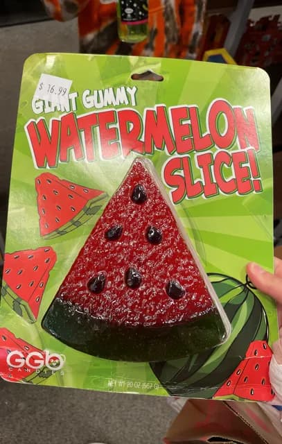 Ggb Candies Giant Gummy Watermelon Slice