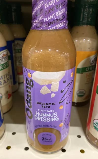 O'Dang Balsamic Feta Plant Based Hummus Dressing