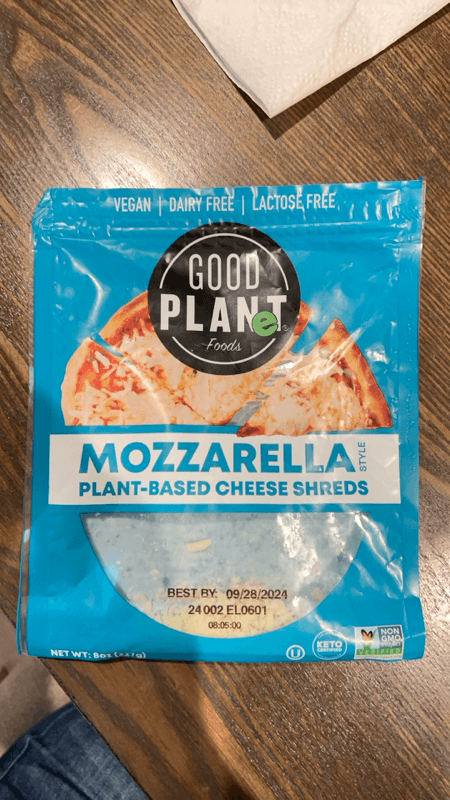 Good Planet Foods Mozzarella Cheese Shreds
