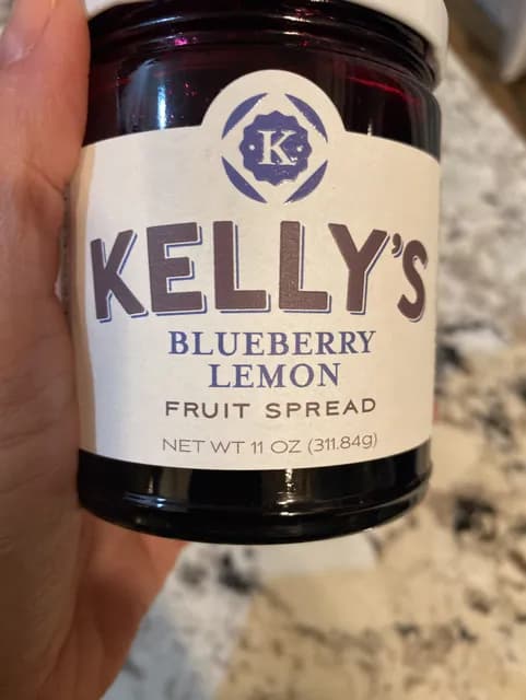 Kelly'S Blueberry Lemon Fruit Spread