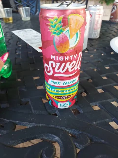 Mighty Swell Spiked Seltzer Pink Colada