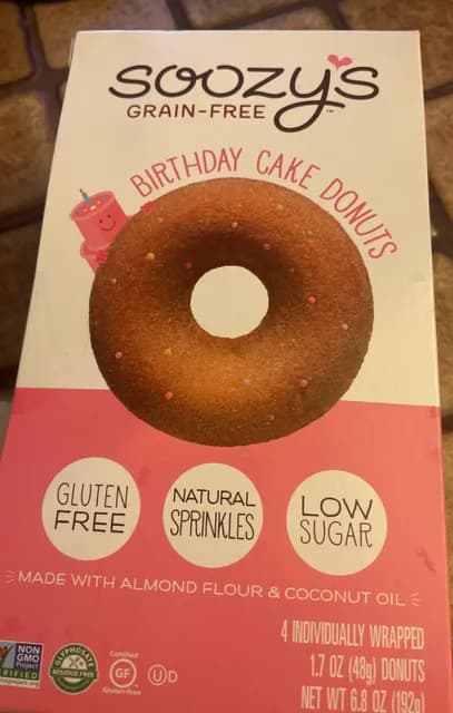 Soozy'S Grain-Free Birthday Cake Donuts