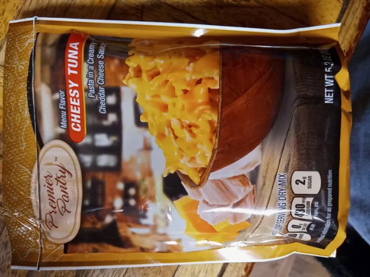 Premier Pantry Menu Flavor Cheesy Tuna Pasta In A Creamy Cheddar Cheese Sauce