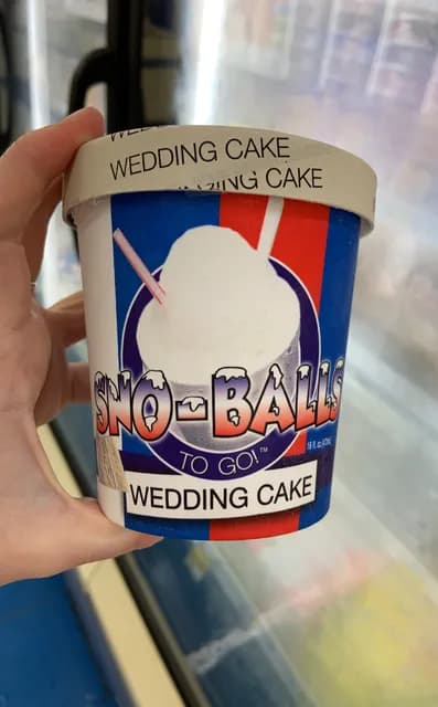 Sno-Balls To Go! Wedding Cake