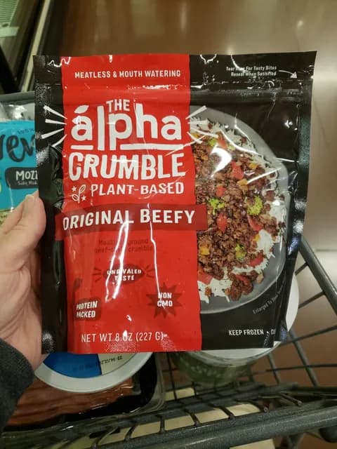 The Alpha Crumble Plant-Based Original Beefy