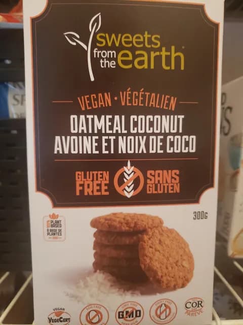 Sweets From The Earth Vegan Oatmeal Coconut