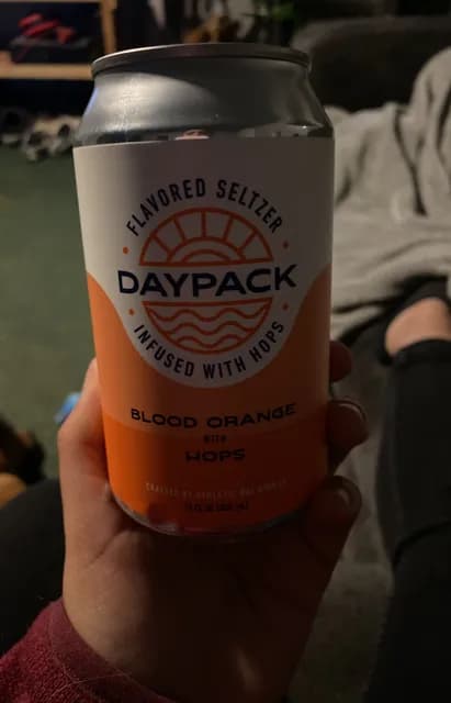 Athletic Brewing Company Daypack Blood Orange Seltzer With Hops