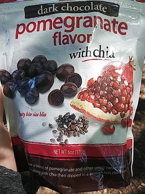 Alli & Rose Dark Chocolate Pomegranate Flavor With Chia