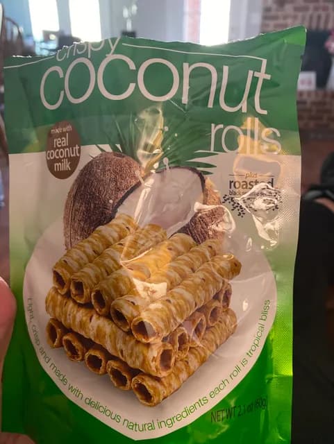 Tropical Fields Crispy Coconut Rolls