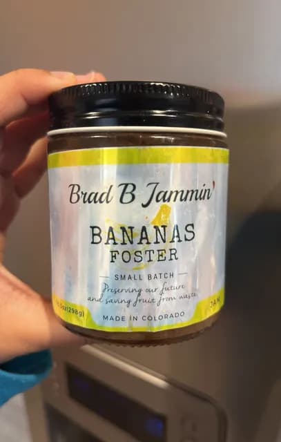 Brad B Jammin' Bananas Foster Jam