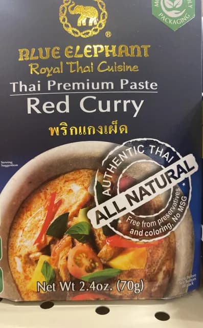 Blue Elephant Royal Thai Cuisine Thai Premium Paste Red Curry