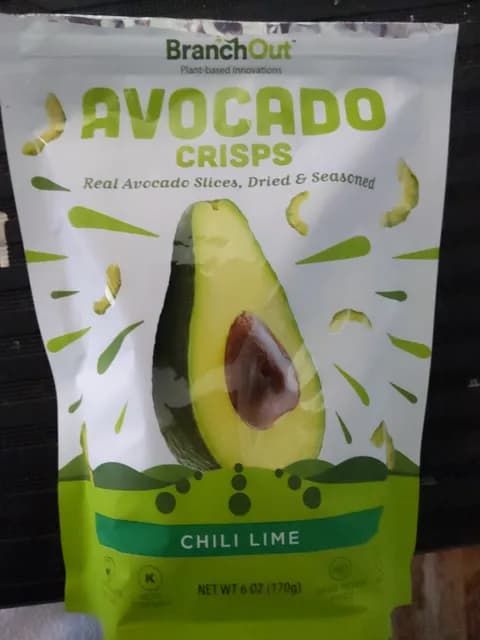 Branchout Chili Lime Avocado Crisps
