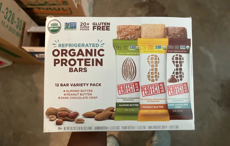 Perfect Bar "" Organic Protein Bars Variety Pack: Peanut Butter, Dark Chocolate Crisp, Almond Butter
