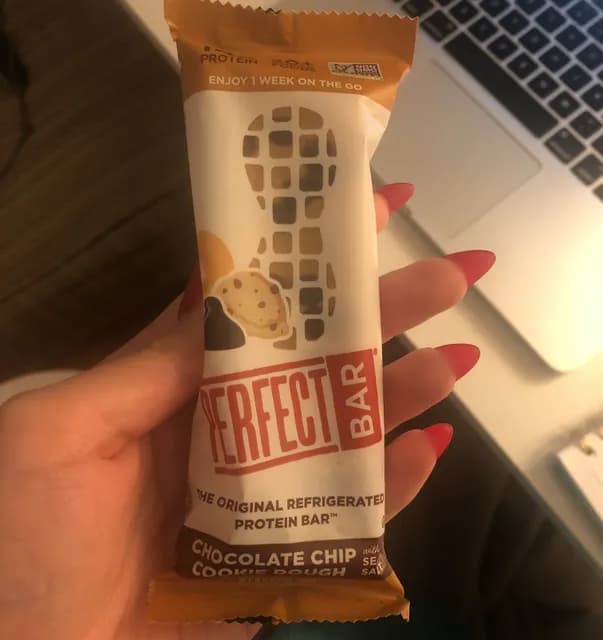 Perfect Bar Chocolate Chip Cookie Dough With Sea Salt Protein Bar