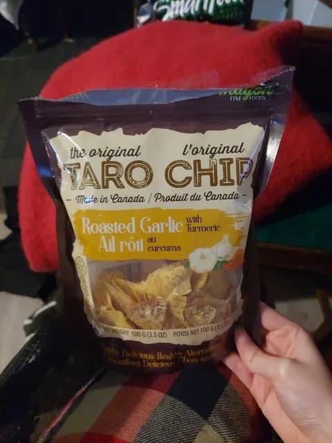 Mayon Fine Foods The Original Roasted Garlic With Turmeric Taro Chip
