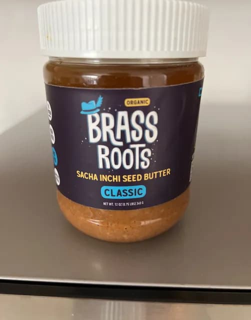 Organic Brass Roots Sacha Inchi Seed Butter Classic