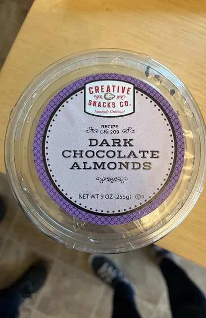 Creative Snacks Co. Dark Chocolate Almonds