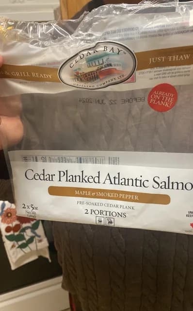 Cedar Bay Cedar Planked Atlantic Salmon Maple & Smoked Pepper